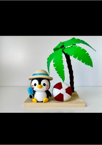 Tatil Yapan Penguen Ev Dekor modelleri