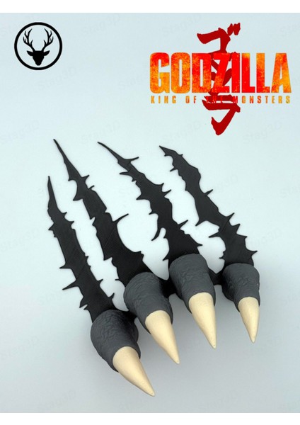 3D Godzilla Pençesi Duvar Dekor
