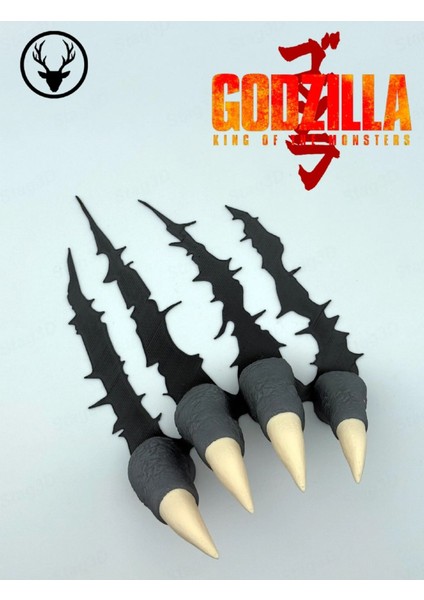 3D Godzilla Pençesi Duvar Dekor