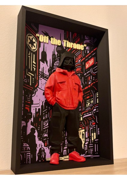 Heykelli Sokak Duvar Sanatı