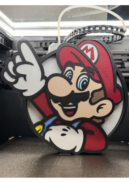 Süper Mario Kapı Duvar Sanatı