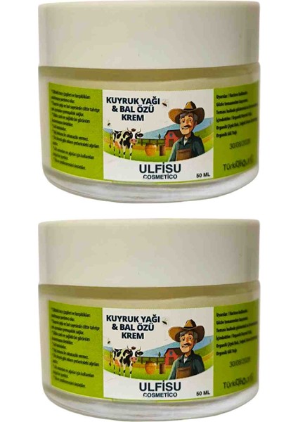 Kuyruk Yağı Bal Özü Krem 50 ml 2 Adet - Larinna Kuyruk Yağlı Bal Özlü Anti Aging Yüz Çizgileri Giderici Krem fiyatları