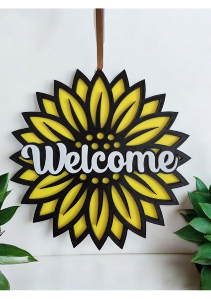 Hoşgeldiniz Duvar ve Kapı Dekor