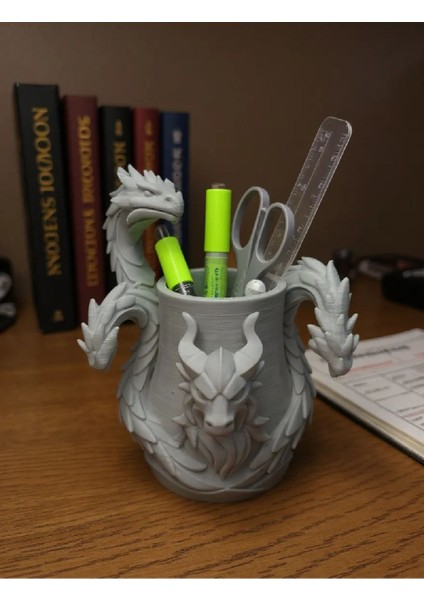 Ejderha Sarılı Vazo ve Kalemlik fiyatları