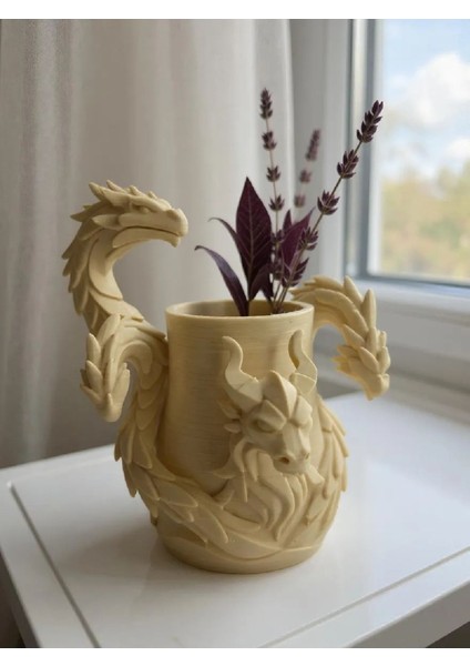 Ejderha Sarılı Vazo ve Kalemlik modelleri