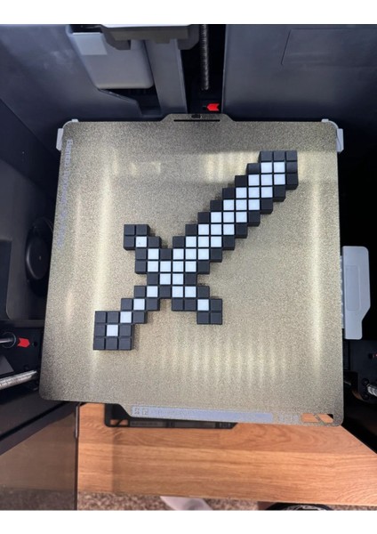 3D Kare Kılıç Dekor Ürünü modelleri