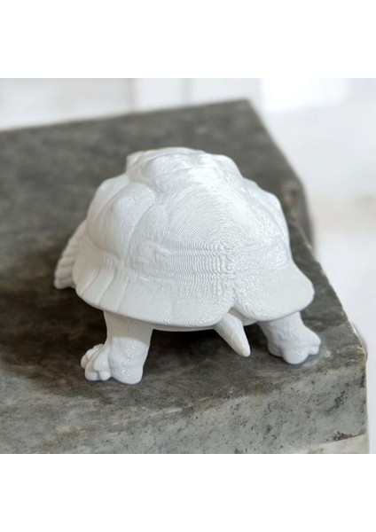 Kaplumbağa Biblo Heykel 3D Baskı Masa Üstü Dekoratif Obje 10X10X8 cm
