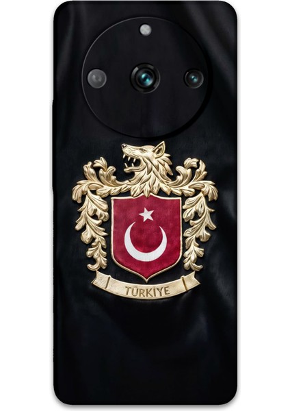 Realme 11 Pro Plus Uyumlu Türk Desenli Telefon Kılıfı + Ekran Koruyucu - 5855