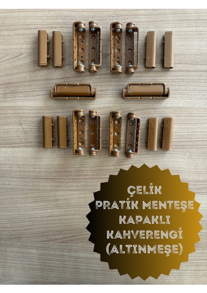Pvc Pimapen Kapı Pencere Pratik Çelik Menteşe 80MM (5 Adet) Vidalar Dahil fırsatları