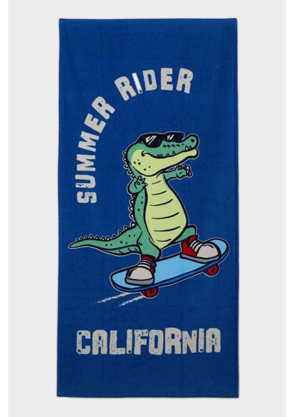 Erkek Çocuk Baskılı Plaj Havlusu