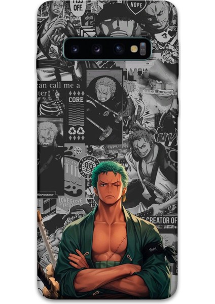 Galaxy S10 Plus Uyumlu Anime Desenli Telefon Kılıfı + Ekran Koruyucu - 5756