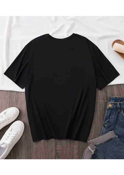 Metal Kiraz Baskılı Özel Tasarım Oversize Tshirt fiyatları