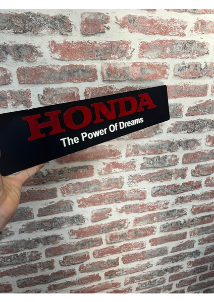 3ADİJİTAL Honda Dekor Plaka