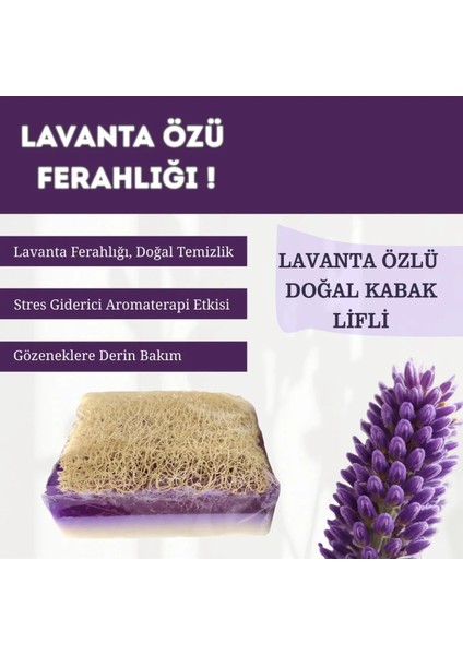 Doğal Kabak Lifli Lavanta Özlü Sabun (Leke ve Karşıtı) indirimleri