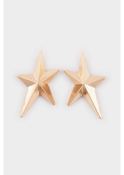 Kadın Yıldız Gold Küpe E6457AXNS fiyatları