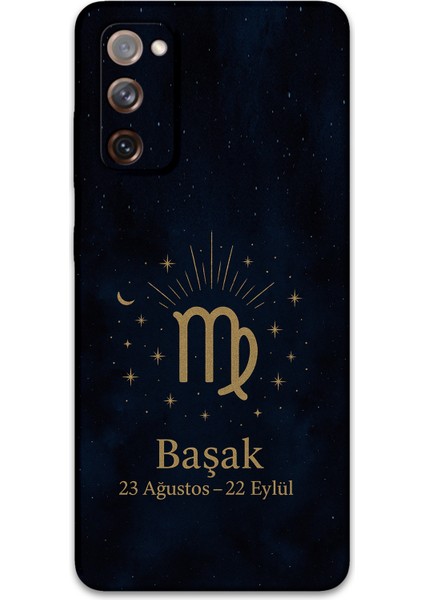 Galaxy S20 Uyumlu Başak Burcu Desenli Telefon Kılıfı + Ekran Koruyucu - 5773