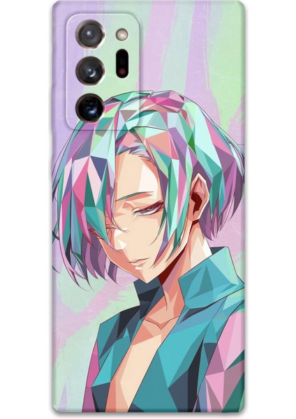 Galaxy Note 20 Ultra Uyumlu Anime Desenli Telefon Kılıfı + Ekran Koruyucu - 5743