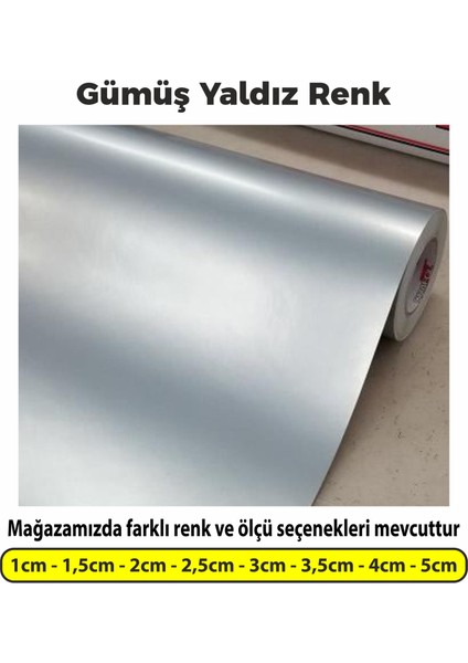 Yıldız Kesimli Gümüş Yaldız Çok Amaçlı Etiket 2cm (500 Adet) fiyatları