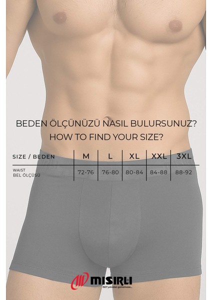 Organik Pamuklu Compact Cotton Klasik Boxer modelleri