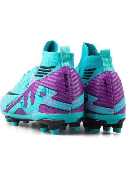 565 Turkuaz Çim Saha Halı Saha Krampon Futbol Ayakkabı fiyatları