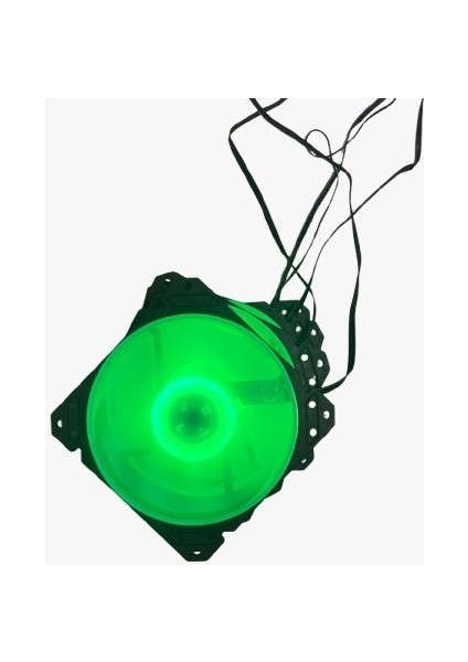 Middle 4X120MM Kumandasız Rgb Işıklı Sessiz Kasa Fanı