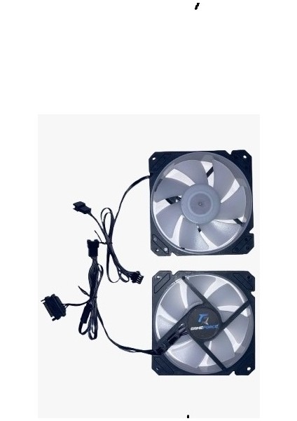 Middle 4X120MM Kumandasız Rgb Işıklı Sessiz Kasa Fanı