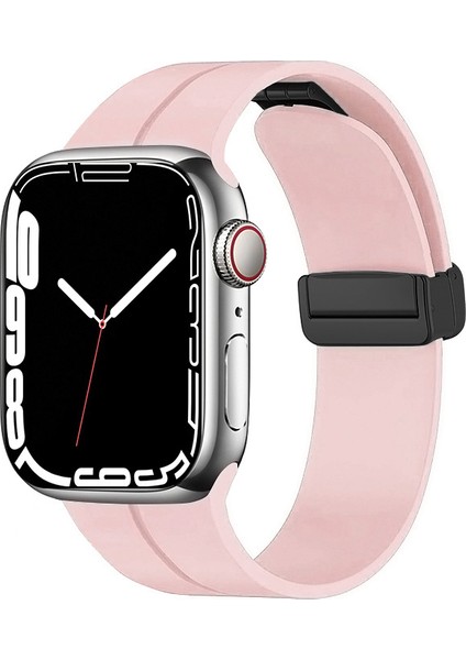 Watch 44MM Uyumlu Krd-84 Uyumlu Kordon Joec - Rose Gold