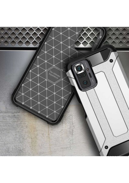 Xiaomi Redmi Note 10 Pro Kılıf Joec Crash Silikon Kapak-Gri modelleri
