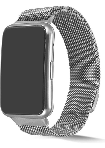 Huawei Watch Fit Uyumlu Krd-01 Metal Kordon Joec - Gümüş