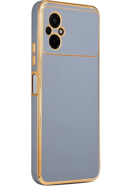 Xiaomi Poco M5 Kılıf Joec Bark Kapak-Mavi