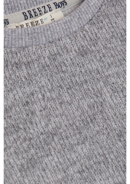 Girls & Boys Erkek Çocuk Sweatshirt Basic 2-5 Yaş, Gri Melanj indirimleri