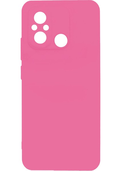 Xiaomi Redmi 12C Kılıf Joec Biye Silikon-Pembe