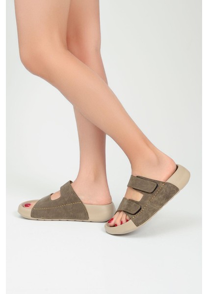 Orthopedix Çift Bantlı Cırtlı Unisex Spor Terlik QR25101