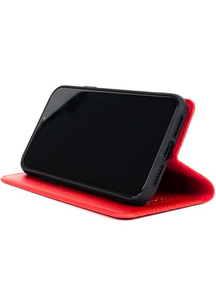 iPhone 12 Pro Max Uyumlu Joec Multi Cüzdan Kılıf-Kırmızı indirimleri