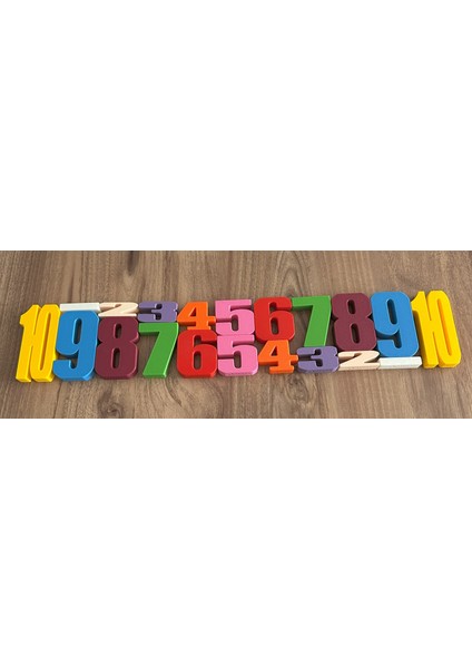 Montessori Sayı Blokları Eğitici Oyuncak Seti – 3D Baskı Çocuk Oyuncakları