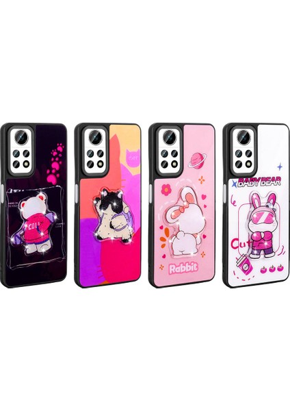 Xiaomi Redmi Note 12 Pro 4g Kılıf Parlayan Kabartmalı Ikonik Figürlü Joec Amas Silikon Kapak-Beyaz fiyatları