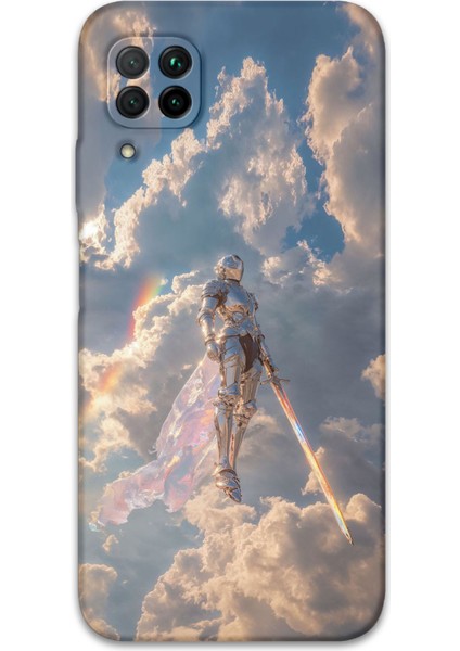 Huawei P40 Lite Uyumlu Retro Desenli Telefon Kılıfı + Ekran Koruyucu - 5841