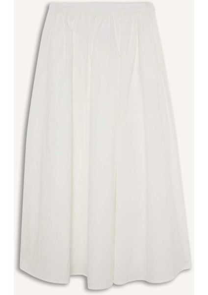 A Kesim Basic Düz Poplin Maxi Tesettür Etek E7453AX25SM fiyatları