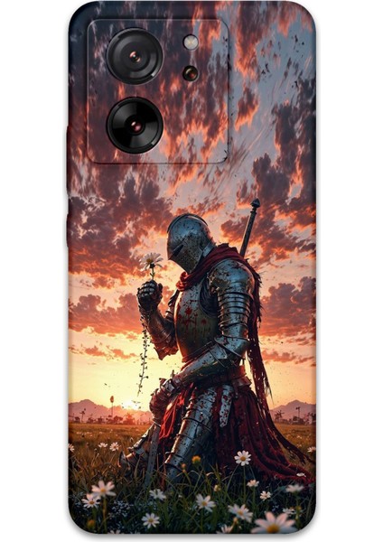 Xiaomi Mi 13T Pro Uyumlu Retro Desenli Telefon Kılıfı + Ekran Koruyucu - 5842