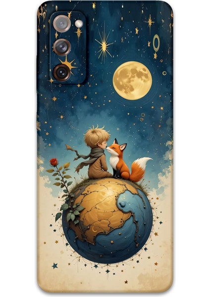 Galaxy S20 Fe Uyumlu Çizgi Film Desenli Telefon Kılıfı + Ekran Koruyucu - 5823