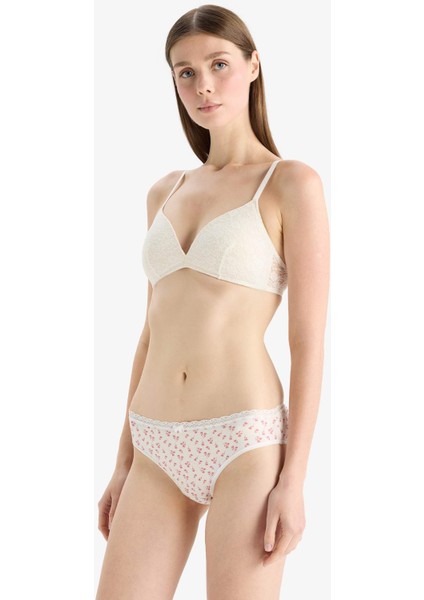 Dantel Detaylı 3'lü Brief Külot-Fall in Love E7663AX25SP fırsatları