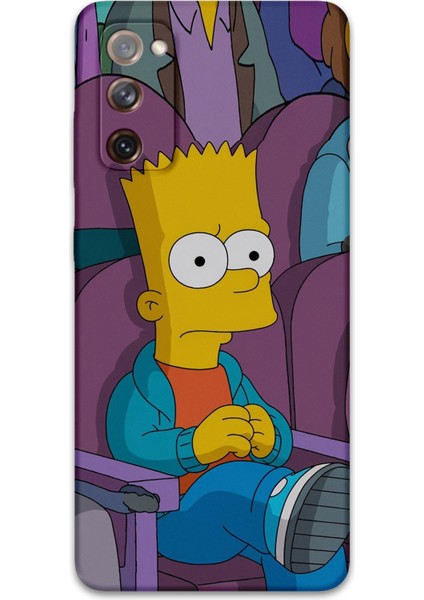 Galaxy S20 Fe Uyumlu Çizgi Film Desenli Telefon Kılıfı + Ekran Koruyucu - 5821