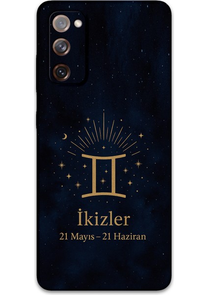 Galaxy Note 20 Uyumlu Ikizler Burcu Desenli Telefon Kılıfı + Ekran Koruyucu - 5770