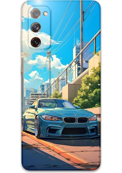 Galaxy Note 20 Uyumlu Araba Desenli Telefon Kılıfı + Ekran Koruyucu - 5760