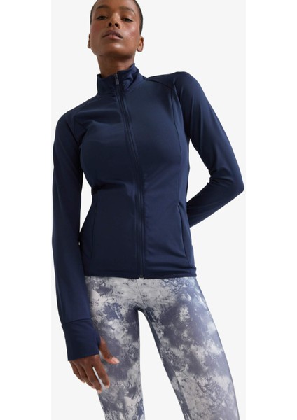 fit Fitted Dik Yaka Fermuarlı Sweatshirt HIRKA E7755AX25SP modelleri