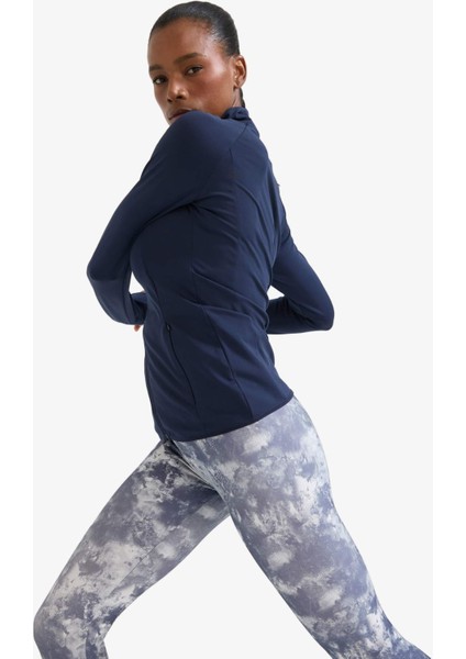 fit Fitted Dik Yaka Fermuarlı Sweatshirt HIRKA E7755AX25SP fırsatları