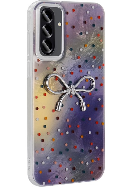 Galaxy A36 Kılıf Kamera Korumalı Figürlü Joec Ponti Silikon Kapak - Açık Pembe indirimleri