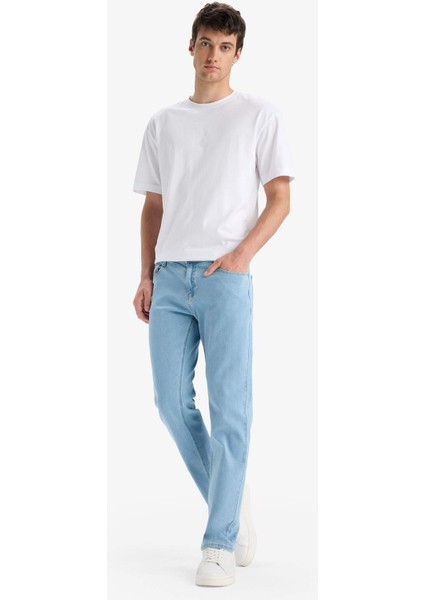 Sergio Regular Fit Normal Kalıp Normal Bel Boru Paça Jean Pantolon E7268AX25SM fırsatları