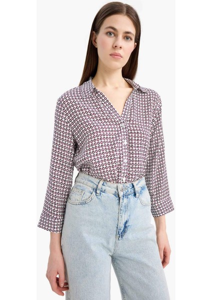 Regular Fit Kareli Uzun Kollu Gömlek K6402AZ25SP fırsatları