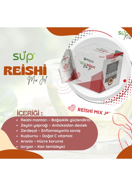 Reishi Mix Jel – Bitkisel İçerikli Takviye Edici Jel fırsatları